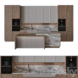 Kitchen in Neoclassical Style